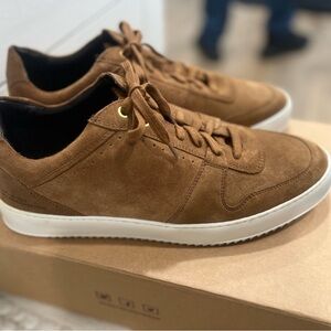 Crevo Tan Suede Men's Sneakers
